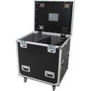 ProX TruckPaX Heavy-Duty Truck Pack Utility Flight Case with Divider & Tray (Black, 4-Pack)