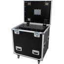 ProX TruckPaX Heavy-Duty Truck Pack Utility Flight Case with Divider & Tray (Black, 4-Pack)