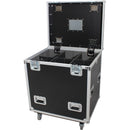 ProX TruckPaX Heavy-Duty Truck Pack Utility Flight Case with Divider & Tray (Black, 4-Pack)