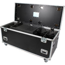 ProX TruckPaX Heavy-Duty Truck Pack Utility Flight Case with Divider & Tray (Black, 4-Pack)