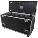 ProX TruckPaX Heavy-Duty Truck Pack Utility Flight Case with Divider & Tray (Black, 2-Pack)
