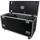 ProX TruckPaX Heavy-Duty Truck Pack Utility Flight Case with Divider & Tray (Black, 2-Pack)