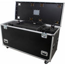 ProX TruckPaX Heavy-Duty Truck Pack Utility Flight Case with Divider & Tray (Black, 4-Pack)