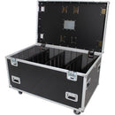 ProX TruckPaX Heavy-Duty Truck Pack Utility Flight Case with Divider & Tray (Black, 4-Pack)