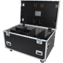 ProX TruckPaX Heavy-Duty Truck Pack Utility Flight Case with Divider & Tray (Black, 2-Pack)
