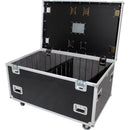 ProX TruckPaX Heavy-Duty Truck Pack Utility Flight Case with Divider & Tray (Black, 2-Pack)