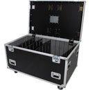 ProX TruckPaX Heavy-Duty Truck Pack Utility Flight Case with Divider & Tray (Black, 2-Pack)