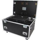 ProX TruckPaX Heavy-Duty Truck Pack Utility Flight Case with Divider & Tray (Black, 4-Pack)