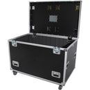 ProX TruckPaX Heavy-Duty Truck Pack Utility Flight Case with Divider & Tray (Black, 4-Pack)