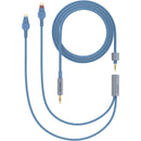 Dekoni Audio Ensemble Nylon Jacket 1/8" to Dual HD600 Connector Modular Cable System (52")