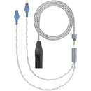 Dekoni Audio Ensemble Silver-Plated Copper Twist Jacket 3-Pin XLR Female to Dual HD600 Series Connector Modular Cable System (64")