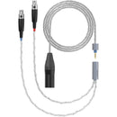 Dekoni Audio Ensemble Silver-Plated Copper Twist Jacket 3-Pin XLR Female to Dual 4-Pin Mini XLR Connector Modular Cable System (64")