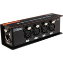 Hosa Technology DNX-345F 4-Channel 3-Pin XLR-Female to CAT Cable Extender