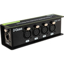 Hosa Technology DNX-545F 4-Channel 5-Pin XLR-Female to CAT Cable Extender
