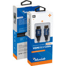 MuxLab Premium Certified HDMI 2.1 Cable with Pull-Resistant Connector (9.8', 2-Pack)