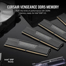 CORSAIR 16GB VENGEANCE DDR5 6000 MHz UDIMM Memory Kit (2 x 8GB, Gray)