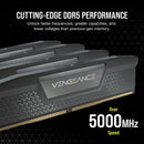 CORSAIR 16GB VENGEANCE DDR5 6000 MHz UDIMM Memory Kit (2 x 8GB, Gray)