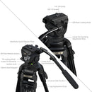 SmallRig FreeSpeed FSD18 Heavy-Duty Aluminum Tripod with Fluid Head
