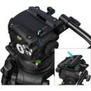 SmallRig FreeSpeed FSD18 Heavy-Duty Aluminum Tripod with Fluid Head