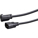 Watson Computer Power Adapter Cable IEC C14 Male to NEMA 5-15R Female (1')