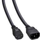 Watson Computer Power Extension Cable IEC C13 Female to C14 Male (3')