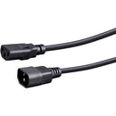 Watson Computer Power Extension Cable IEC C13 Female to C14 Male (6')