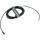 Voice Technologies VT406WA Omnidirectional Lavalier Condenser Microphone (Black, Unterminated 2-Wire Pigtail)