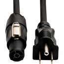 Hosa Technology REAN 14 AWG Power X to NEMA 5-15P Lockable Power Cord (25')