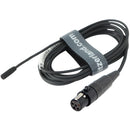 Voice Technologies VT406WA Omnidirectional Lavalier Condenser Microphone (Black, TA5 Female Connector)