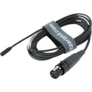 Voice Technologies VT406WA Omnidirectional Lavalier Condenser Microphone (Black, Mic Only, TA5 Female Connector)
