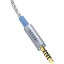 Dekoni Audio Ensemble Silver-Plated Copper Twist Jacket 4.4mm to Dual 2-Pin IEM Connector Modular Cable System (52")