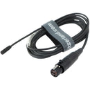 Voice Technologies VT406WA Omnidirectional Lavalier Condenser Microphone (Black, TA4 Female Connector)