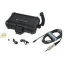Voice Technologies VT406WA Omnidirectional Lavalier Condenser Microphone (Black, 3.5mm TRS Connector for Sennheiser)