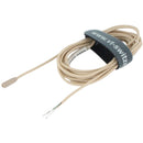 Voice Technologies VT406WA Omnidirectional Lavalier Condenser Microphone (Beige, Mic Only, Unterminated 2-Wire Pigtail)