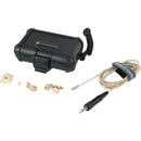 Voice Technologies VT406WA Omnidirectional Lavalier Condenser Microphone (Beige, 3.5mm TRS Connector for Sony)