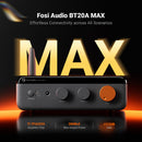 Fosi Audio SP601 2-Way Bookshelf Speakers with BT20A MAX Bluetooth Power Amp Kit (Black)