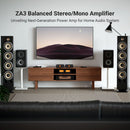 Fosi Audio ZA3 Balanced 2.1-Channel Power Amplifier with 48V 5A Power Supply