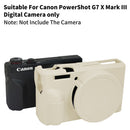 Easy Hood Silicone Protection Case for Canon PowerShot G7X III (Beige)