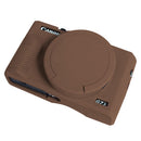 Easy Hood Silicone Protection Case for Canon PowerShot G7X III (Brown)