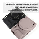 Easy Hood Silicone Protection Case for Canon PowerShot G7X III (Tiffany Pink)