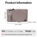 Easy Hood Silicone Protection Case for Canon PowerShot G7X III (Tiffany Pink)