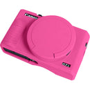 Easy Hood Silicone Protection Case for Canon PowerShot G7X III (Rose)