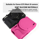 Easy Hood Silicone Protection Case for Canon PowerShot G7X III (Rose)