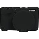 Easy Hood Silicone Protection Case for Canon PowerShot V1 (Black)