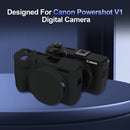 Easy Hood Silicone Protection Case for Canon PowerShot V1 (Black)