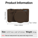 Easy Hood Silicone Protection Case for Canon PowerShot V1 (Brown)