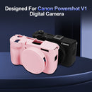 Easy Hood Silicone Protection Case for Canon PowerShot V1 (Pink)