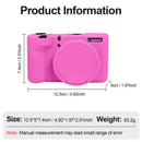 Easy Hood Silicone Protection Case for Canon PowerShot V1 (Rose)