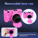 Easy Hood Silicone Protection Case for Canon PowerShot V1 (Rose)