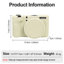 Easy Hood Silicone Protection Case for Canon PowerShot V1 (Beige)